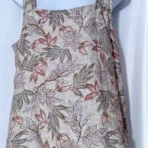 HP! NWT Cynthia Rowley 100% Linen Sleeveless Blouse Sz M